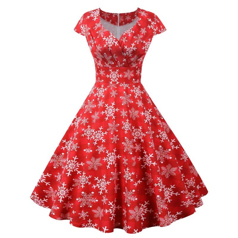 BITCED Fashion Summer Spring Short Sleeve V-Neck Casual Dresses