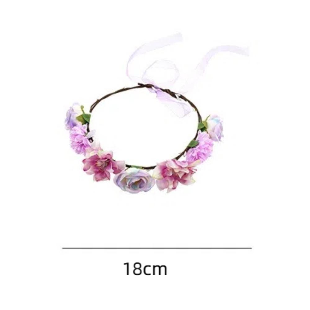 Artificial Flower Fairy Flower Crown Bride Wedding Wedding Headband Fascinating Flower Headbands