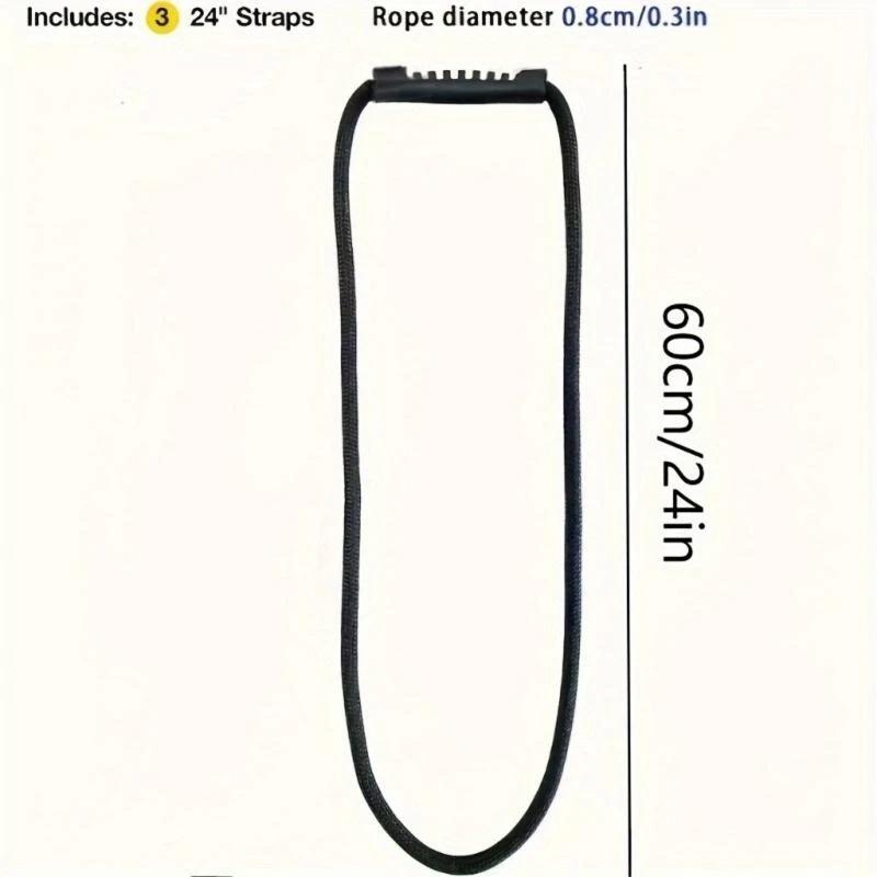 Storage Strap Heavy-Duty Hook and Loop Cord Carrying Strap, Hanger, and Organizer with Handle for Pool Hoses Garden Hoses Cables