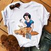 Graphic Print Women T Shirts Harajuku Streetwear Hip Hop Casual Loose O-neckShort Sleeve Y2k Tops
