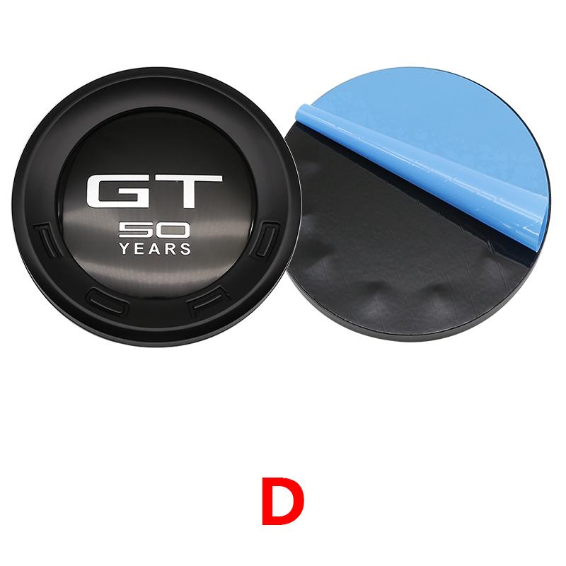 150mm Auto Kofferraum Logo Emblem ABS Reifenstil Plakette Aufkleber für Ford Mustang 5.0 Roush Shelby GT500 Cobra Laguna Autozubehör