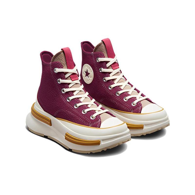 Converse Run Star Legacy CX Casual Comfortable Versatile High Top Canvas Shoes Unisex Red
