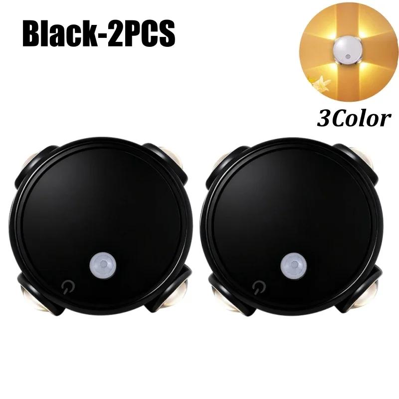 Luz Noturna de Cabeceira com Montagem Magnética e Indução do Corpo Humano, Recarregável a Bateria, Sem Fio, Lâmpada de Parede para escadas, armários, mesas de cabeceira,