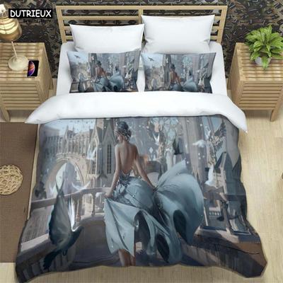 Biancheria da letto stampata Bellezza Sexy e Affascinante Morbida e Confortevole Regalo alla Moda per Amici Piumone Personalizzabile Set Biancheria da Letto