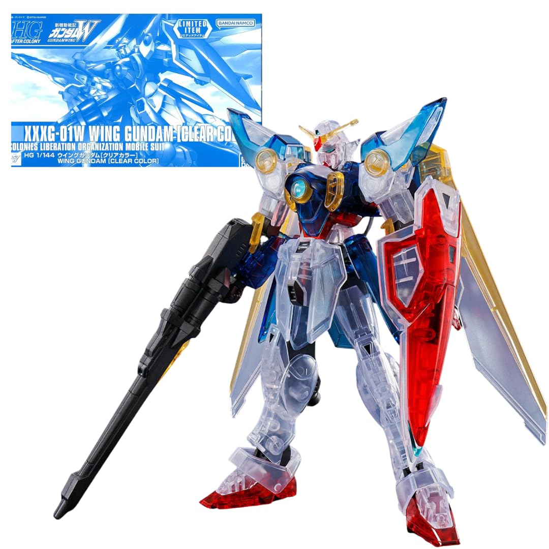 

HG Wing Gundam New Mobile Suit Gundam Wing Series [Event Exclusive] 1/144 [Clear Color] (Wing)