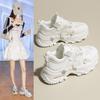 High Value 22 Spring Thick-soled Mesh Casual Height Increase Small Dad Shoes Ultra-light, Breathable and Non-slip