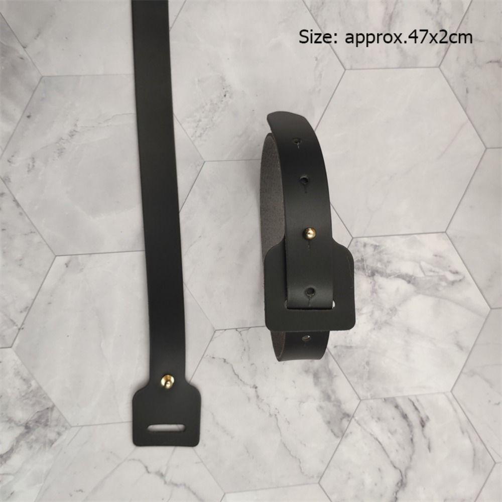 PU Leather Curtain Tie Strap Solid Color Curtains Fixing Tool Curtains Clamp Buckle  Bedroom