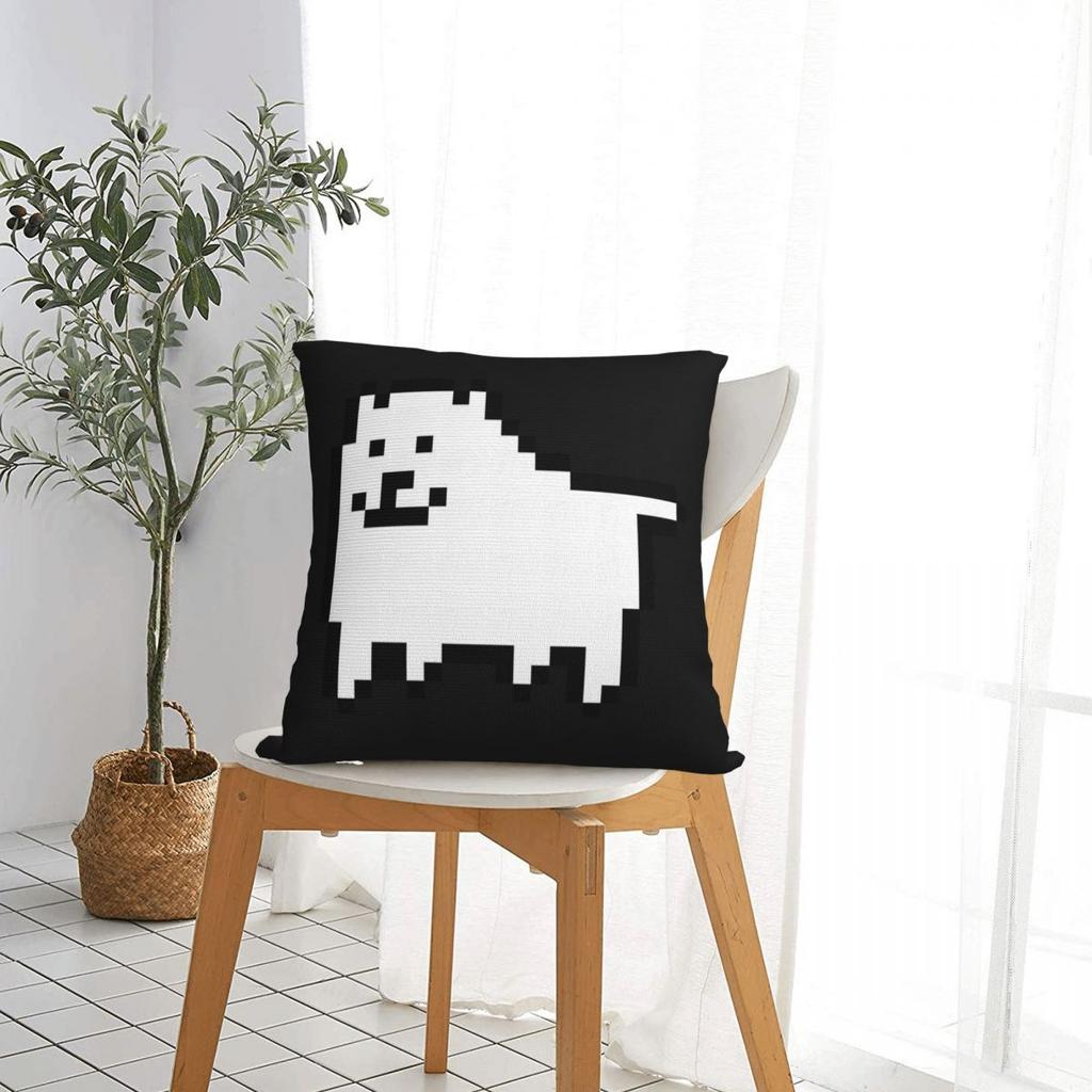 Annoying Dog In Space Undertale Toby Video Game Rpg Pillowcase Cushion Comfort Throw Pillow Sofa Decorative Cushions Used