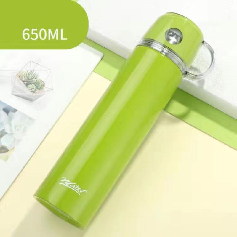 304 Insulation Cup Large-capacity Double-layer Stainless Steel Boys and Girls Students Portable Rope Outdoor Insulation Water Cup