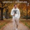 Men's Soft Cotton-Poly Blend Hoodie, Relaxed Fit, Versatile Trendy Casual Sweatshirt for Daily & Halloween