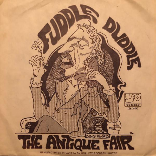 

7inch Record ANTIQUE FAIR - Fuddle-Duddle GH107X Tuesday Records 1971 Canada Rock Used