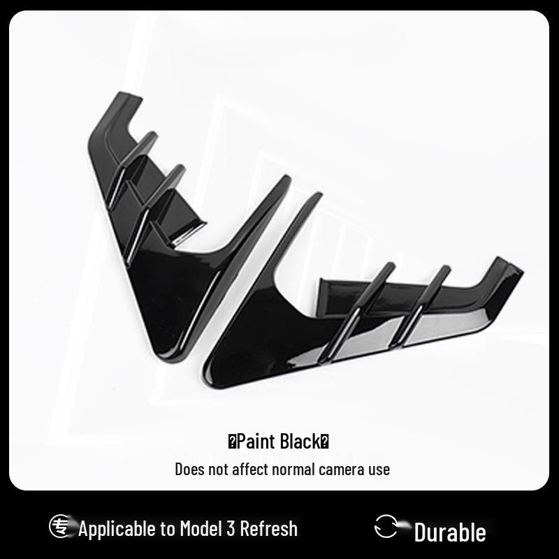 Tesla Model 3/Y Fender Camera Carbon Fiber Side Cover Sticker