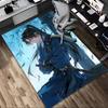 Samurai Warrior Pattern Area Rug, Office Carpet Indoor Outdoor Entrance Doormat, Non-Slip Soft And Comfortable, Living Room, C122028