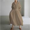 Elastic High-waisted Slimming Temperament Preppy Cardigan Dress