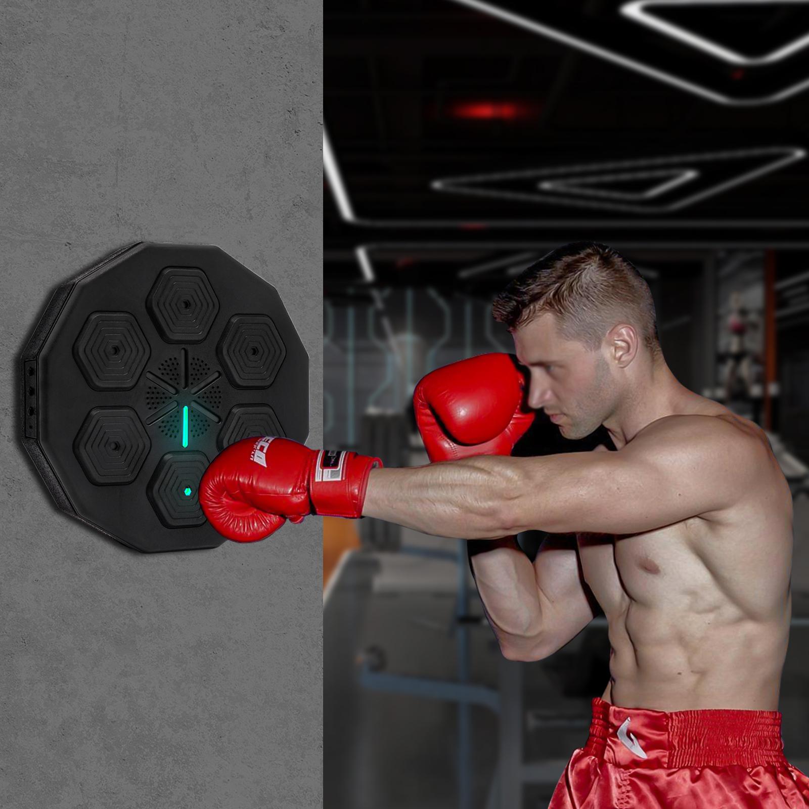

1 Set Music Boxing Machine, Wall-Mounted Led Light Boxing Equipment Widely Used In Boxing, Combat, Kickboxing, Wing Chun чёрный