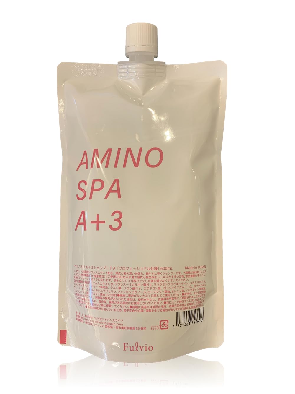 

Amino Spa A+3 Shampoo Refill 600ml