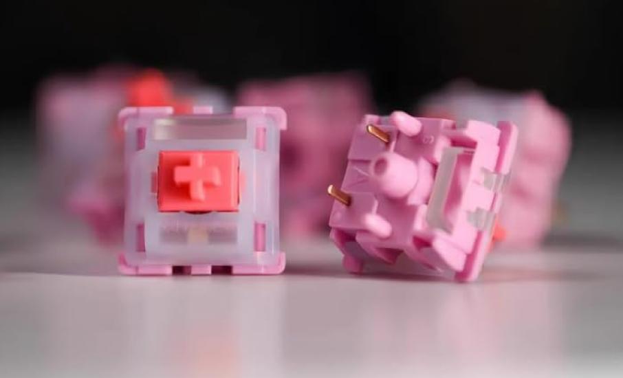 GATERON Weightless Keyboard Switches, Tactile RGB LED 5-Pin Factory Pre-Lubricated 50gf Key Switches for MX Mechanical Keyboards (35 Pack)