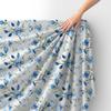 Royal Samt Stoff Polyester Zum Nähen - Motiv Blumen - Rdx2682