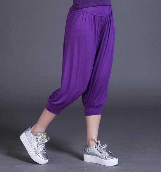 Modal Harem Yoga Pants: Unisex Tai Chi Dance & Fitness Sportswear, Plus Size Available