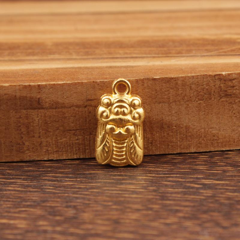 Gold Sand Alloy Ingot Basin Ornament for Wealth Attraction & Home Gifts