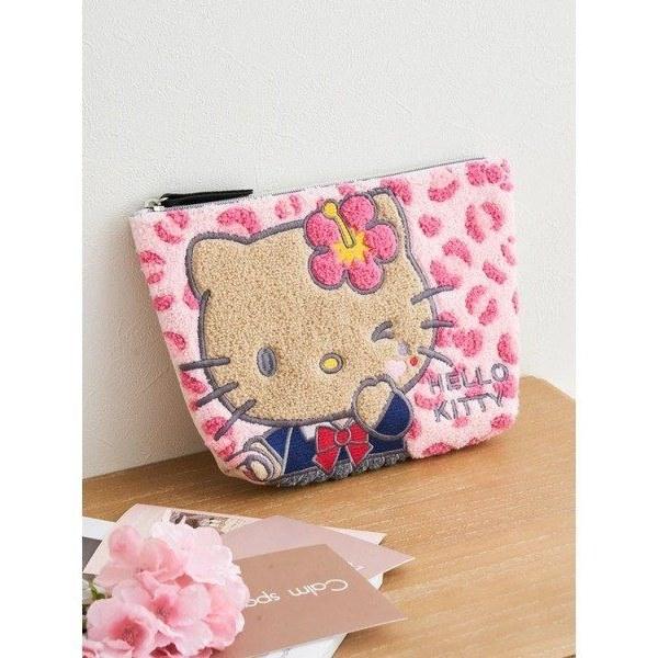 Ludic Park Hello Kitty Sunburn Leopard Print Pouch Bag Other Bags Pink