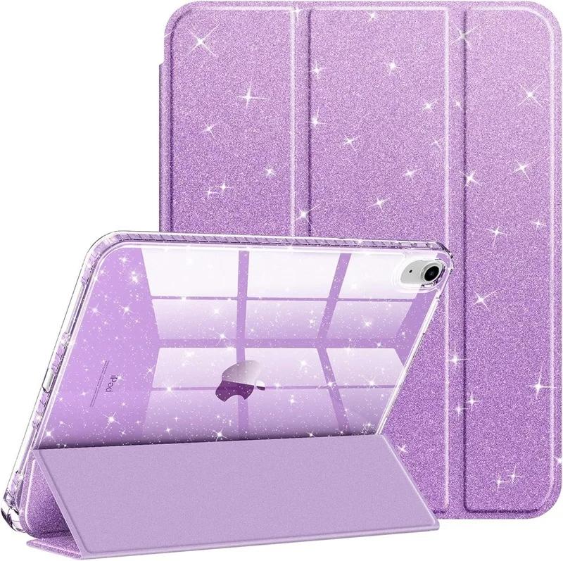 Für iPad 11. 12. A19 A16 Hülle 10. mit Stifthalter Funda iPad Air 11 13 M4 Pro 11 12.9 4 5 10.9 10.2 Intelligentes glitzerndes Cover