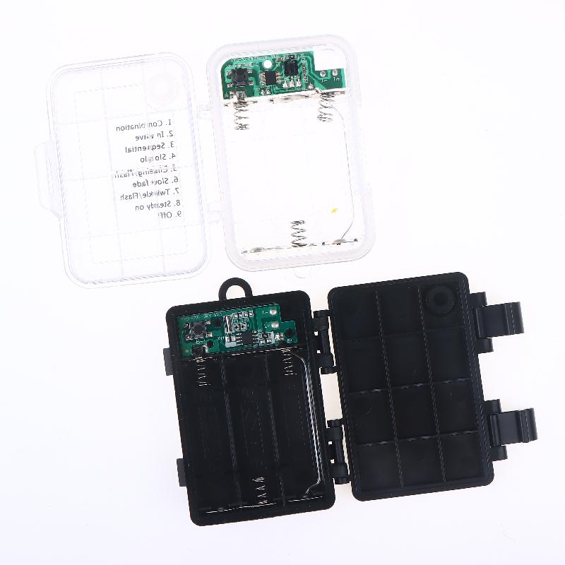 1 Set 3 Sections AA Battery Holder 3V No.5 Waterproof And Dustproof Battery Cartridge With Timing Function