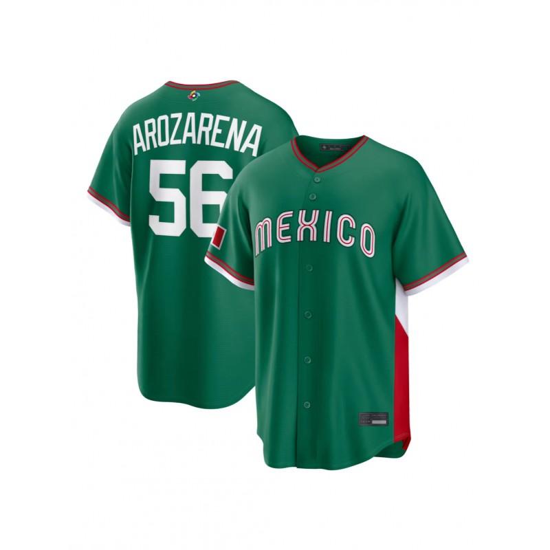 Mens Embroidered Baseball T-Shirt 2026 WBC Mexico Team Short Sleeve Sportswear Casual Loose Fit