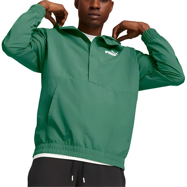 Puma Casual Letter Hooded Long Sleeve Jacket Men jackets Dark-Green 683795-37