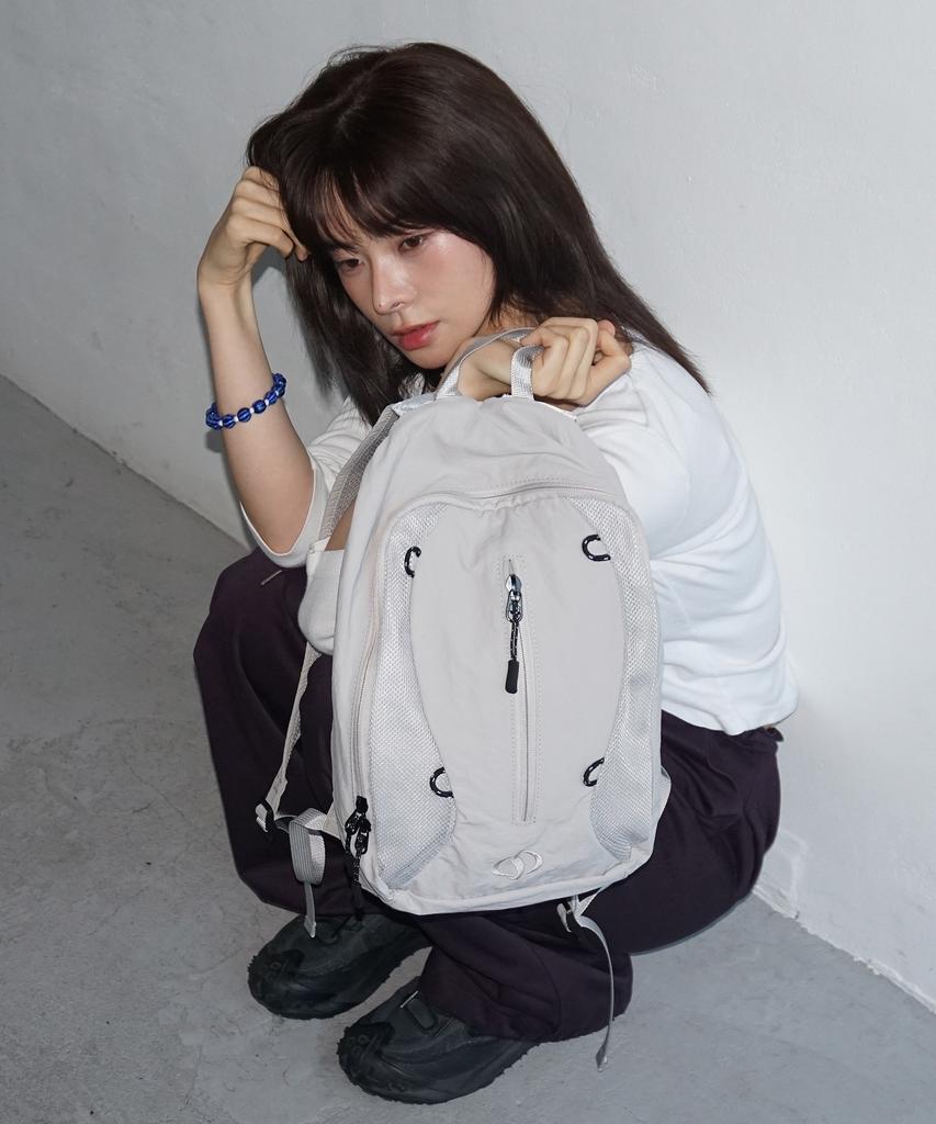 Salbol 503 Mesh Backpack [Gray]