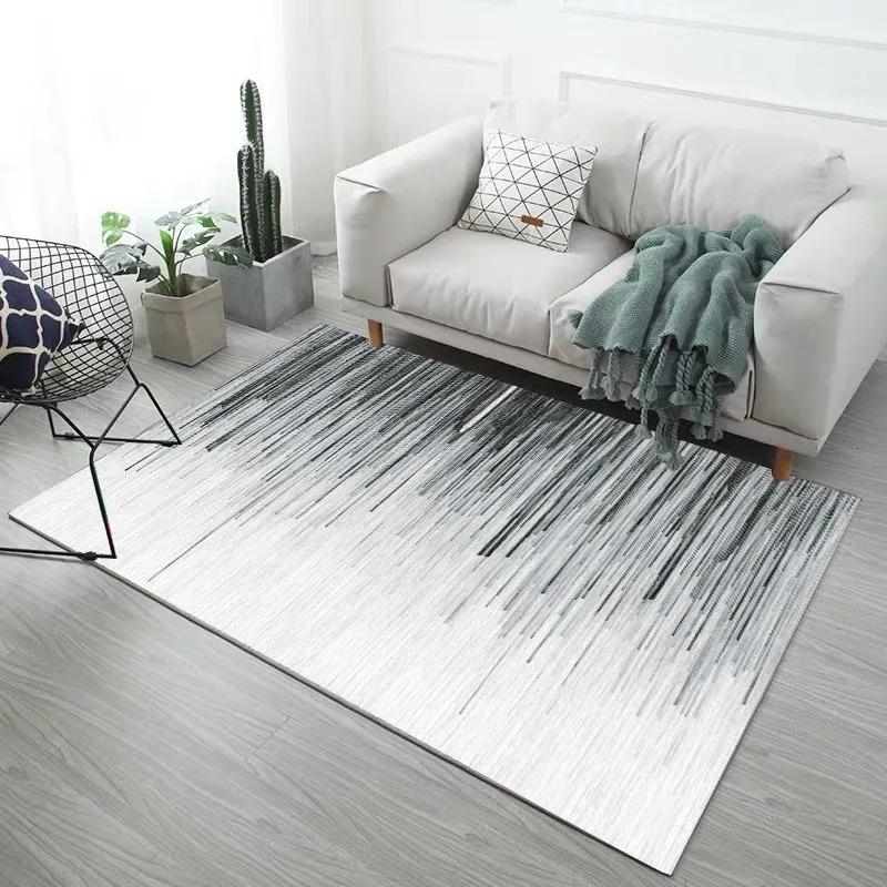 Creative Feather Print Bedroom Floor Mats Decoration Home Living Room Floor Mats