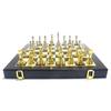 Luxury Metal Chess Set + Wooden Board