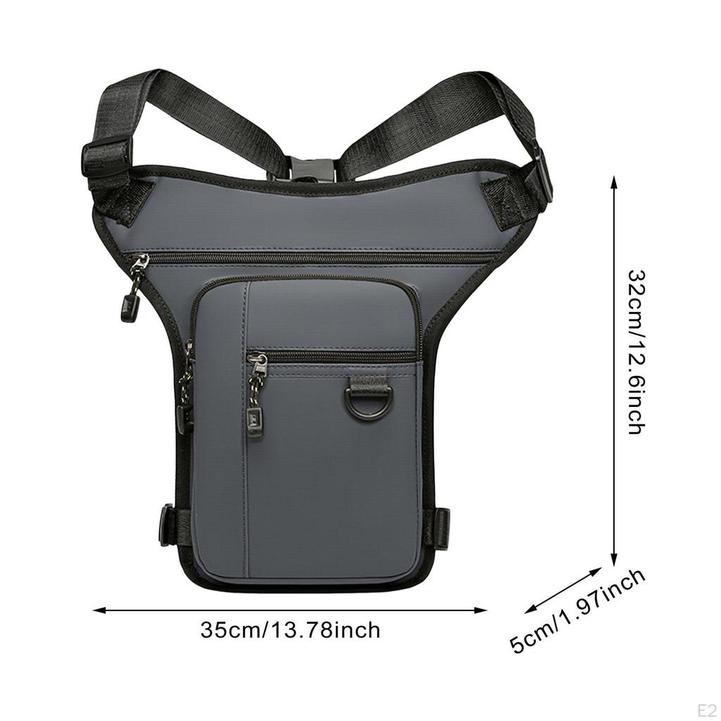 Bag Hip Pouch Crossbody Pouch, Thigh Waist Fanny Pack for Running Travel Casual Fishing Riding