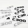 Car Trunk Letters ABS Sticker For Mercedes Benz C Class C32 C36 C63 C200 C220 C230 C300 C320 C350 4Matic Auto Logo Accessories