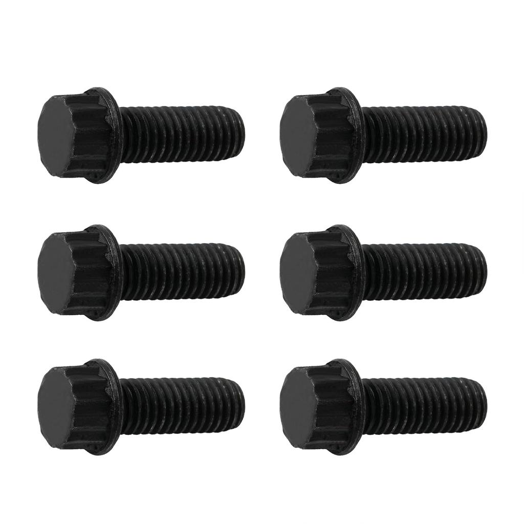 6Pcs Transmission Clutch Pressure Plate Bolt for Honda Accord 90034-P10-A01 | 12-Point Flange Blots Fits Acura ILX TSX D B F K H 90034-689-000