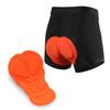 Mens Cycling Shorts With Gel Pad High-Waist Breathable Quick-Dry Compression Underwear Road Bike Riding