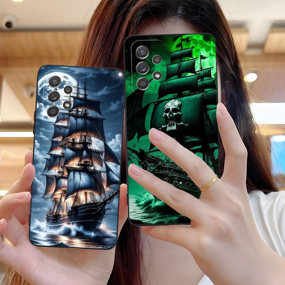 Pirate Corsair Mobile Phone Case for Samsung Galaxy M55 54 42 35 34 33 32 23 22 15 14 13 12 F55 5G Colorful Cover Luxury Pretty