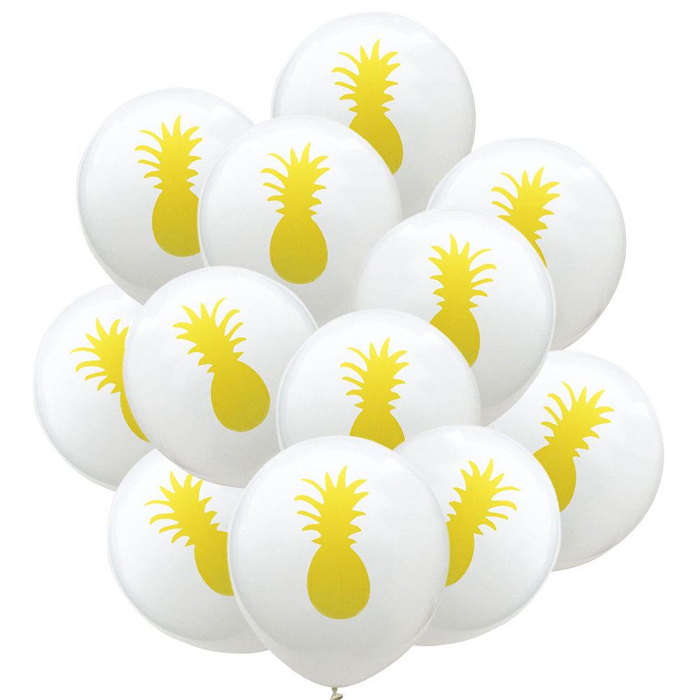 10Pcs 12Inch Flamingo Balloon Set Latex Party Decoration Balloons for Wedding Birthday Hawaii Luau Summer Festival Holiday