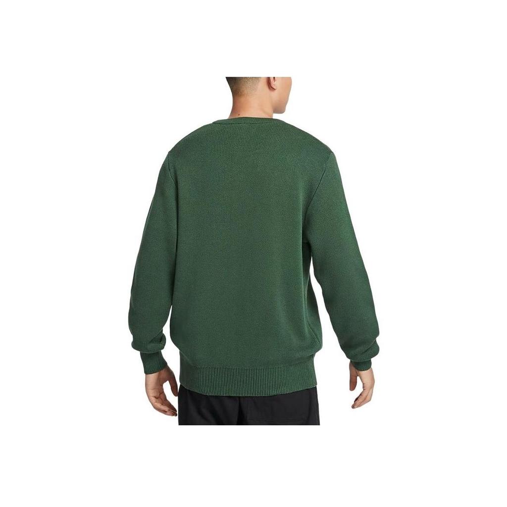 Nike Club Fashion Comfortable Crew Neck Pullover Sweater Men Sweater Fir-Green FQ2913-323