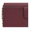 Michael Kors Jet Set Letter Logo Solid Color Flap Chain Leather Envelope Shoulder Bag Medium Women shoulder bag Burgundy 35S0GTVC2L-MERLOT