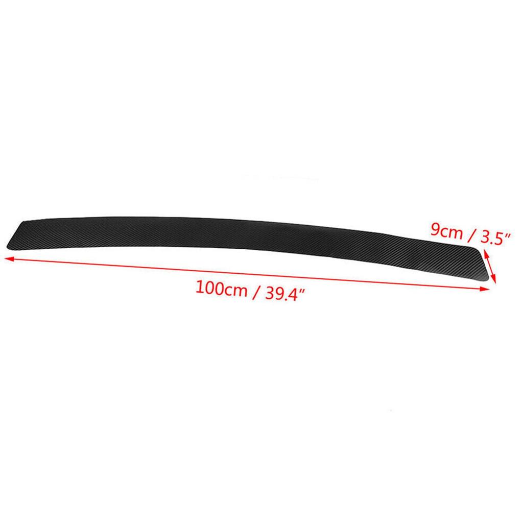 100cm Car Trunk Door Sill Plate Protector Rear Bumper Rubber Strip Pad Mouldings Cover Styling Guard Scraper Car