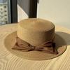 French Straw Top Hat Women's Spring Summer Straw Hat Fashion Sunshade Sun Protection Hat Casual