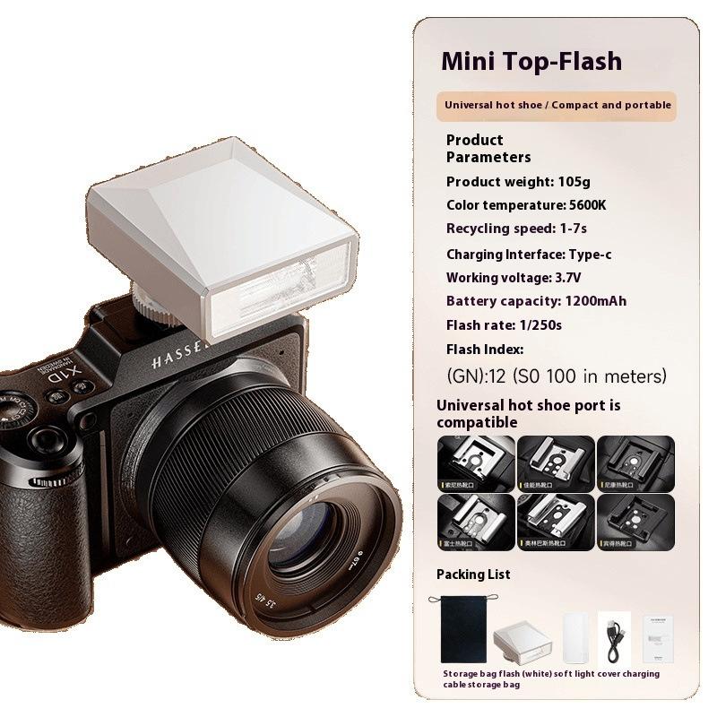 Universal Mini Top Flash Micro Single Camera External Top Light for Nikon Sony Fuji Canon Panasonic Camera