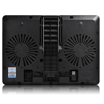 Deepcool | U-Pal | Notebook stand-cooler up to 19" | Black