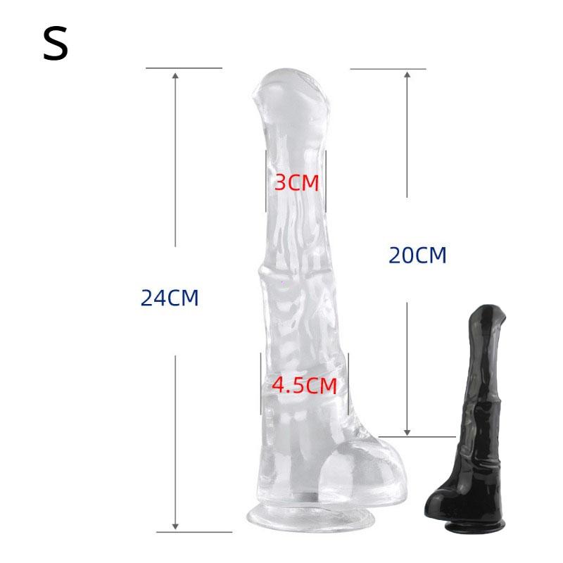 Dildo-uri Alien Cal pentru Femei Penis Monstru Uriaș Mustang Jucării Anale Moi Masturbator Dick Animal Lesbian Buttplug Instrumente Sex Gay