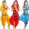 Children's Indian & Xinjiang Folk Dance Costume - Belly Dance Performance Outfit for Girls
