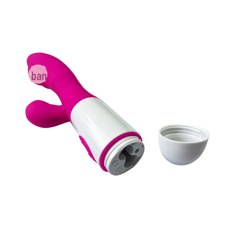 Doppelt vibrierender Massagestab für Frauen – wiederaufladbares Sexspielzeug