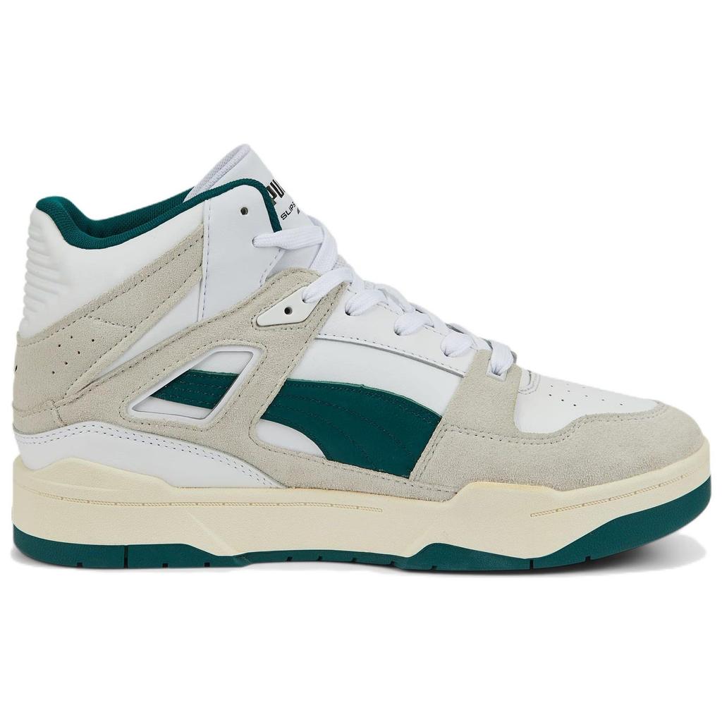 Puma Slipstream Mid Heritage White Green Unisex Sneakers 387998-02