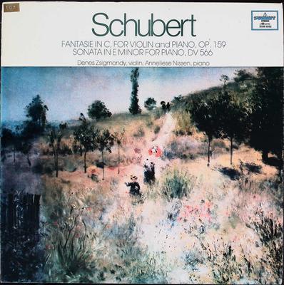 LP Record FRANZ SCHUBERT  DENES ZSIGMONDY    Fantasie In C For Violin And Piano SUM5052 Summit 1978 US Classical Used