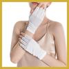 Used [Pawinpaw] Silk Gloves for Sleeping, Nighttime Gloves, UV Cut, Fingerless Gloves, Sun Protection, 100% Natural Silk, Women's Gloves [Hand Care